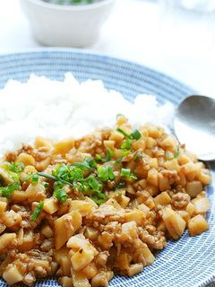 超簡単♬筍の甘辛ひき肉丼-レシピのメイン写真