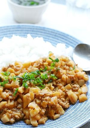 超簡単♬筍の甘辛ひき肉丼-レシピのメイン写真