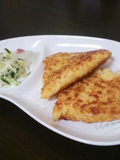揚げ物の卵とパン粉で→サクサクたまご飯-レシピのメイン写真