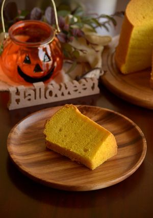 かぼちゃのシフォンケーキ-レシピのメイン写真