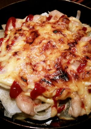 グリルパンでむね肉のピザ風焼き-レシピのメイン写真