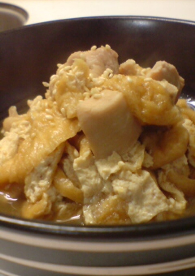 鶏肉と油揚げの煮物♪-レシピのメイン写真