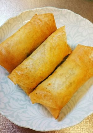 簡単！野菜たっぷりの美味しい餃子春巻-レシピのメイン写真