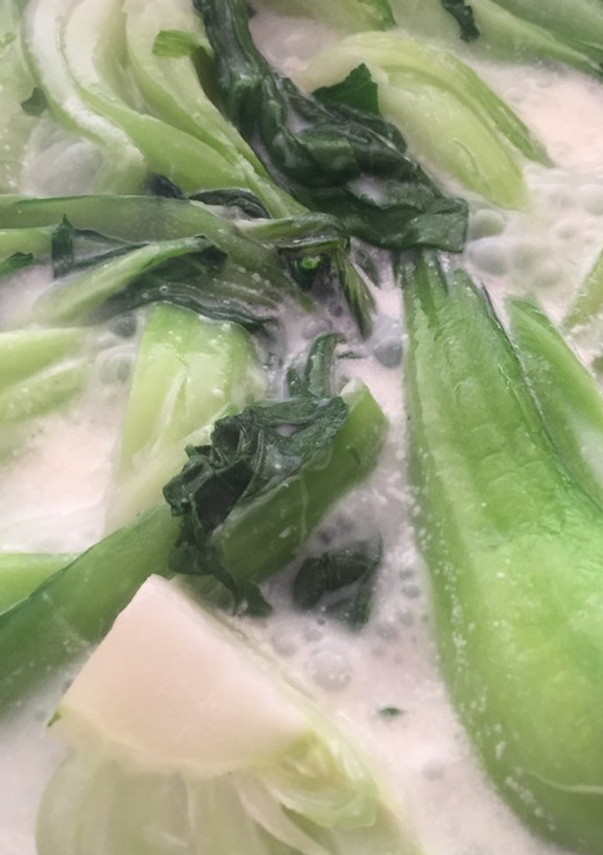 おうちで中華・青梗菜のミルク煮-レシピのメイン写真