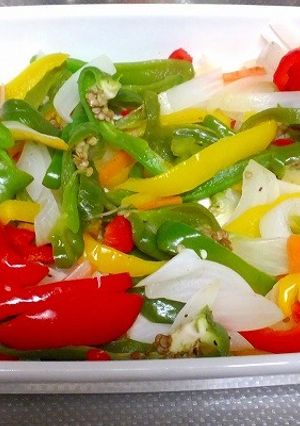 ワンルームご飯★作りおき彩り野菜炒め-レシピのメイン写真