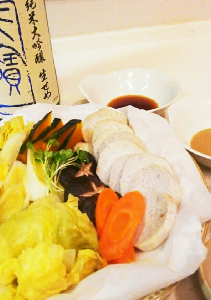 蒸し器でたっぷり蒸し野菜 ポン酢添え-レシピのメイン写真