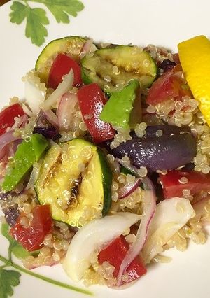 キヌアと野菜のサラダ-レシピのメイン写真