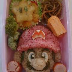 รูปของ キャラ弁 スーパーマリオ