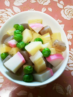 【家庭の味】筍とグリンピースの煮物-レシピのメイン写真