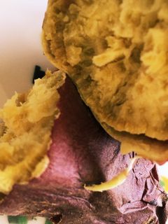 電子レンジでほっこり焼き芋-レシピのメイン写真