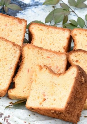 ミニトマトのシフォンケーキ-レシピのメイン写真