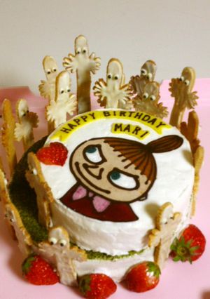 ミイ♥ニョロニョロ 誕生日ケーキデザイン-レシピのメイン写真