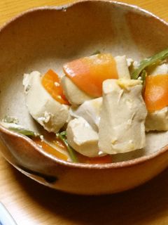 高野豆腐の卵とじ-レシピのメイン写真