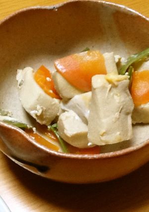 高野豆腐の卵とじ-レシピのメイン写真