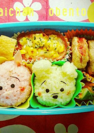 プーさんとピグレットのツムツム弁当☆-レシピのメイン写真