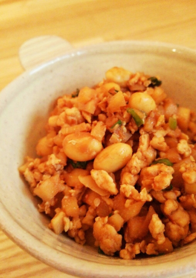 旬をつかまえて！筍そぼろのピリ味噌炒め-レシピのメイン写真