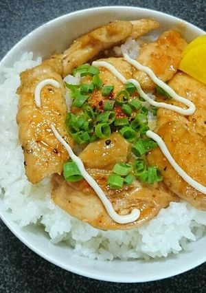 鳥胸肉の焼き鳥丼-レシピのメイン写真