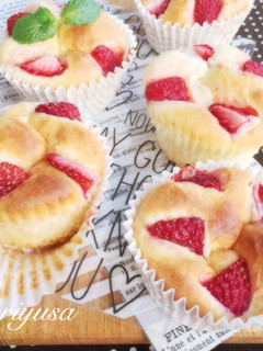 焼くまで5分cook♥苺のマフィン-レシピのメイン写真