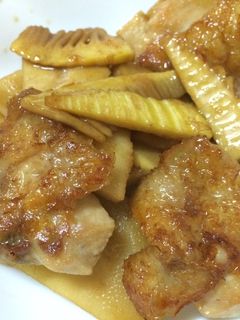 たけのこと鶏の照り焼き-レシピのメイン写真