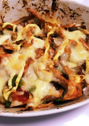まいたけとアボカドのチーズ焼き-レシピのメイン写真