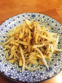 高野豆腐と挽肉入り♡もやし味噌炒め-レシピのメイン写真
