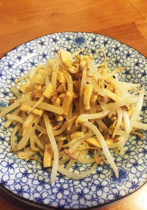高野豆腐と挽肉入り♡もやし味噌炒め-レシピのメイン写真