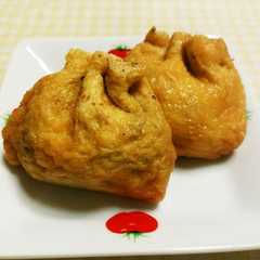 A picture of ひじきの煮物リメイク♪ひじきの巾着☆.