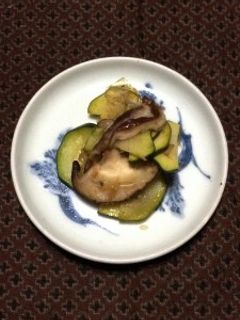 椎茸とズッキーニのさっぱり炒め-レシピのメイン写真