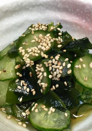簡単‼キュウリとワカメの酢の物-レシピのメイン写真