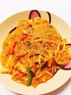 ⁑たった5分⁈ ピリ辛野菜炒め⁑-レシピのメイン写真