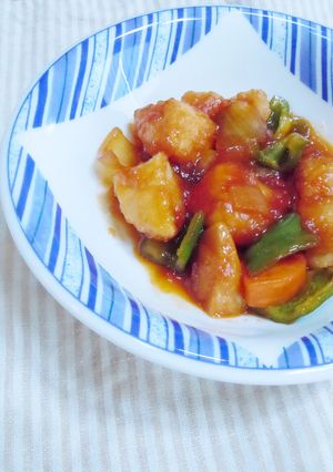 唐揚げリメイク♪酢鶏-レシピのメイン写真