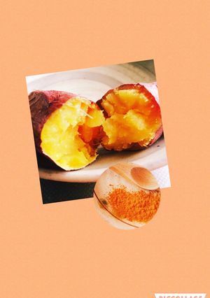 八つ橋風♬シナモン&きな粉がけの焼き芋-レシピのメイン写真