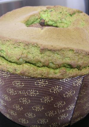 抹茶☆小豆シフォン♪-レシピのメイン写真