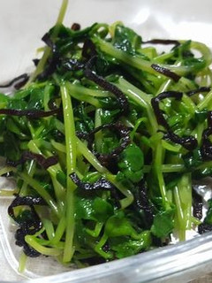 豆苗のナムル-レシピのメイン写真