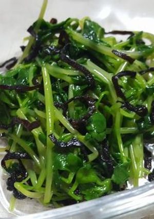豆苗のナムル-レシピのメイン写真
