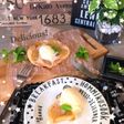 ガストの焼き立てりんごパイ〜バニラ添え