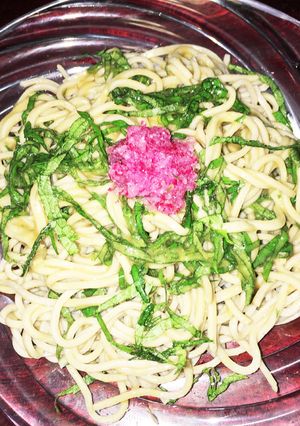 つゆがからんで美味しい 冷やしシソ蕎麦-レシピのメイン写真