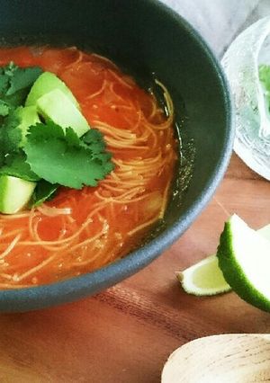 トマトパスタスープ-レシピのメイン写真