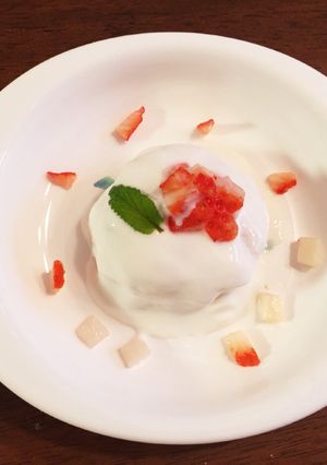離乳食＊パンのヨーグルトケーキ-レシピのメイン写真