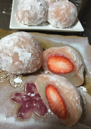 いちご大福(白あん)10個-レシピのメイン写真