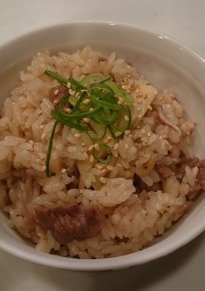 筍と牛肉の炊き込みご飯-レシピのメイン写真