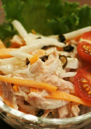 大根とにんじんのツナ昆布サラダ-レシピのメイン写真