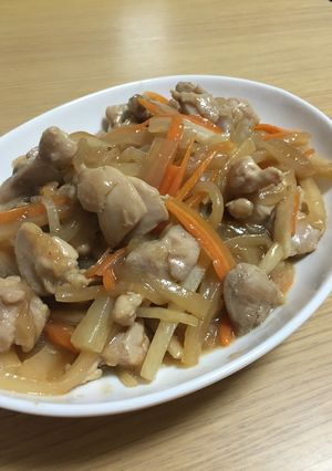 鶏肉と大根のさっぱりポン酢炒め-レシピのメイン写真