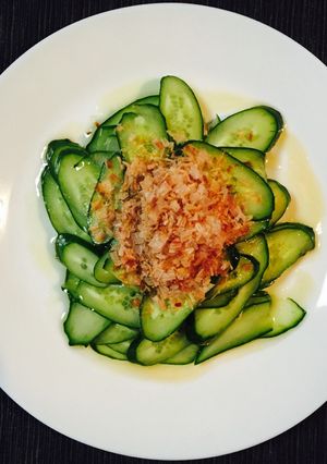 簡単 キュウリだけ！えごま油の和え物-レシピのメイン写真