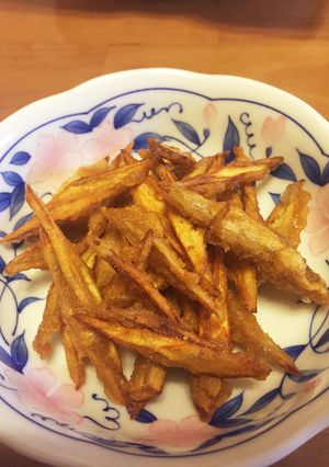 カリカリッ！ごぼうの唐揚げ-レシピのメイン写真