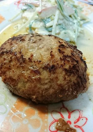 コリコリ楽しい♪たけのこ和風ハンバーグ☆-レシピのメイン写真