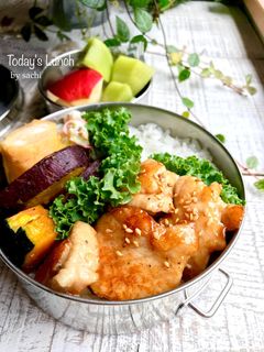 お弁当に!鶏むね肉の照り焼き-レシピのメイン写真