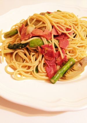 アーティチョークのパスタ-レシピのメイン写真