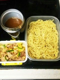 男子喜ぶ!つけ麺弁当!-レシピのメイン写真