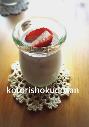 トロリ〜な★イチゴのパンナコッタ★-レシピのメイン写真